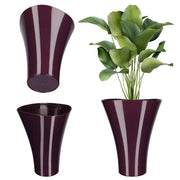 KADAX - Copertura per vaso da fiori in plastica viola, 16 cm