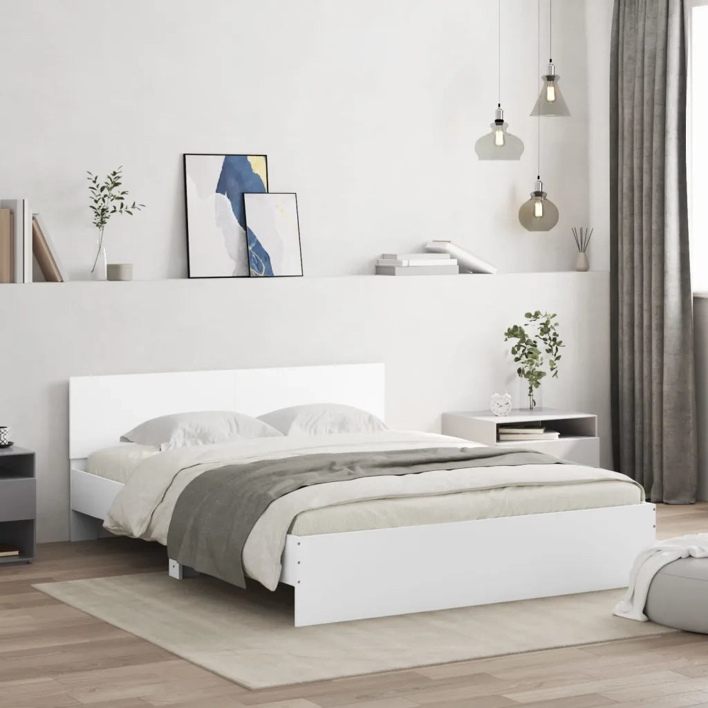 Giroletto con Testiera Bianco 140x200 cmcod mxl 85521