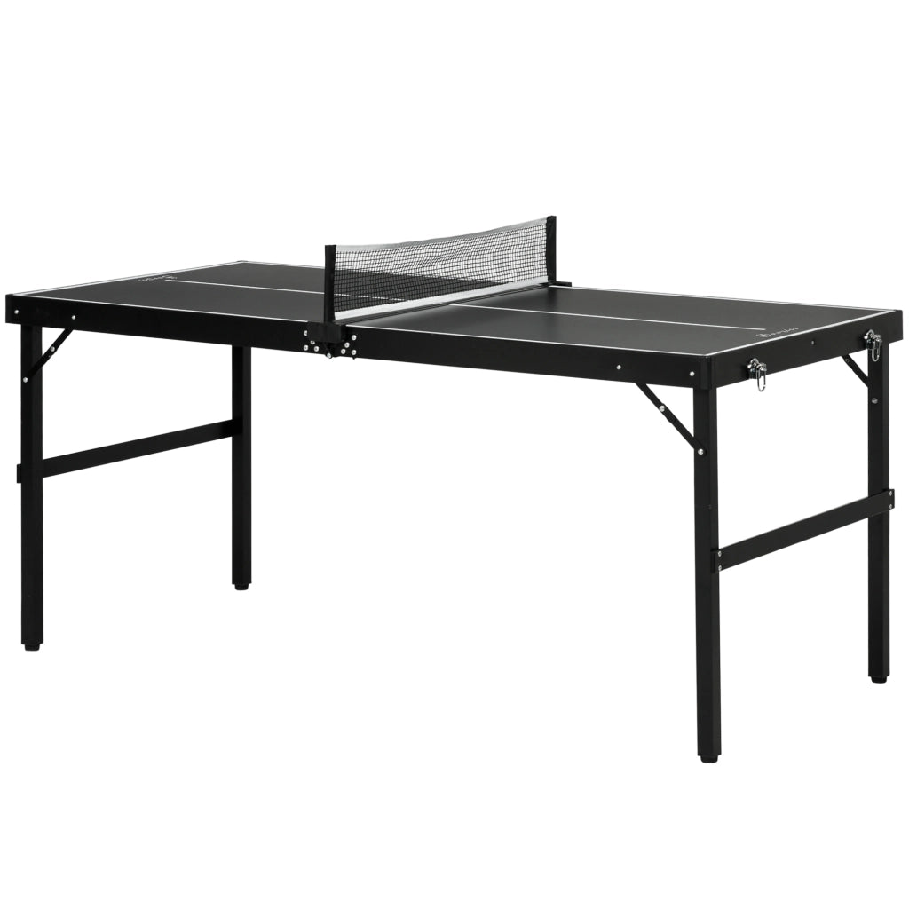 Tavolo da ping pong pieghevole ¨C Xylo ¨C telaio alluminio nero 152x76x72 cm