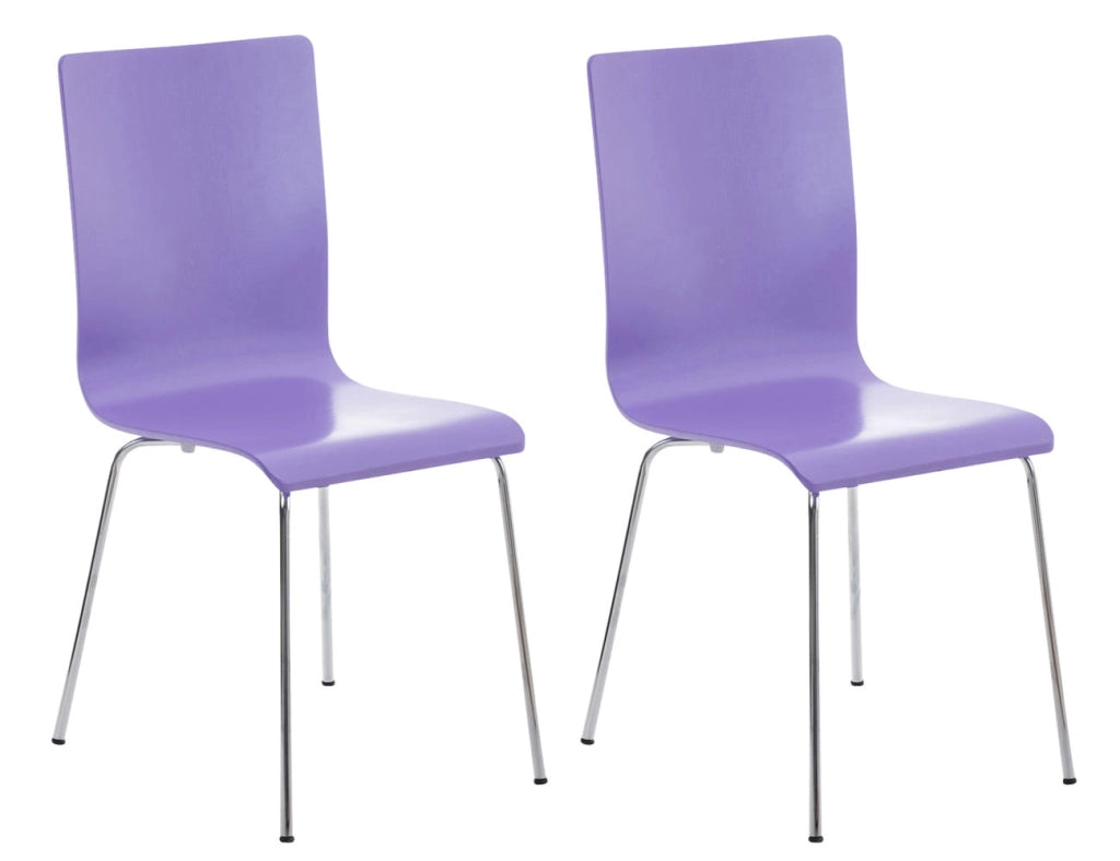 Set 2x Sedie Visitatore PEPE viola