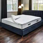 Coconetten, Topper Singolo Sfoderabile Made in Italy, 190x90x5h cm Bianco