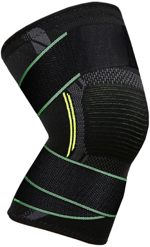 Benda per Ginocchio XXL - Supporto Ginocchio - Allevia il Dolore - Ginocchio Artrosico - Problemi al Menisco - 2 Pezzi - Supporto Ginocchio