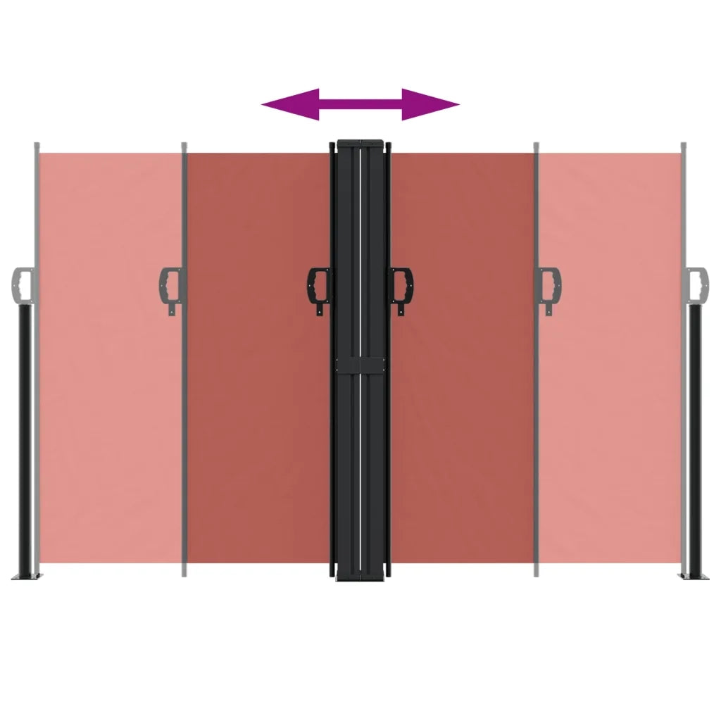 Tenda da Sole Laterale Retrattile Terracotta 160x1000 cm 4004738