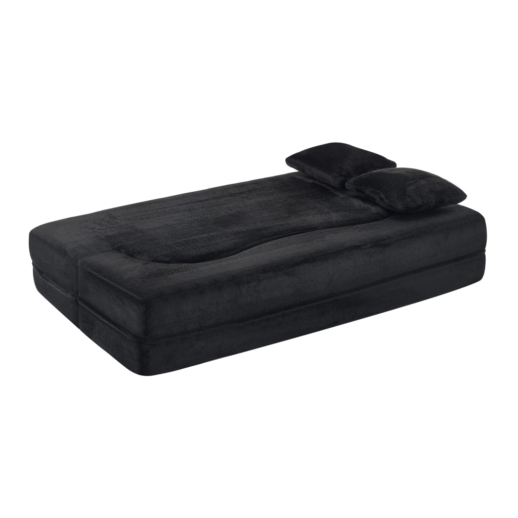 Divano Letto Futon Pieghevole ¨C MINIMAL ¨C Nero