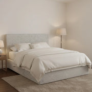Carlisle, Letto Piazza e Mezza Sfoderabile Made in Italy, Grigio Chiaro
