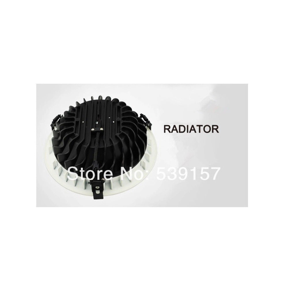 Trade Shop - Faretto Faro Led Cob 30w Gml Incasso Molla Alette Luce Bianco Fredda Calda -