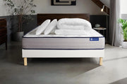 Pacchetto letto completo - Materasso 200x200cm + Box spring con doghe (kit) + 2 cuscini + Piumino - Actilatex Form