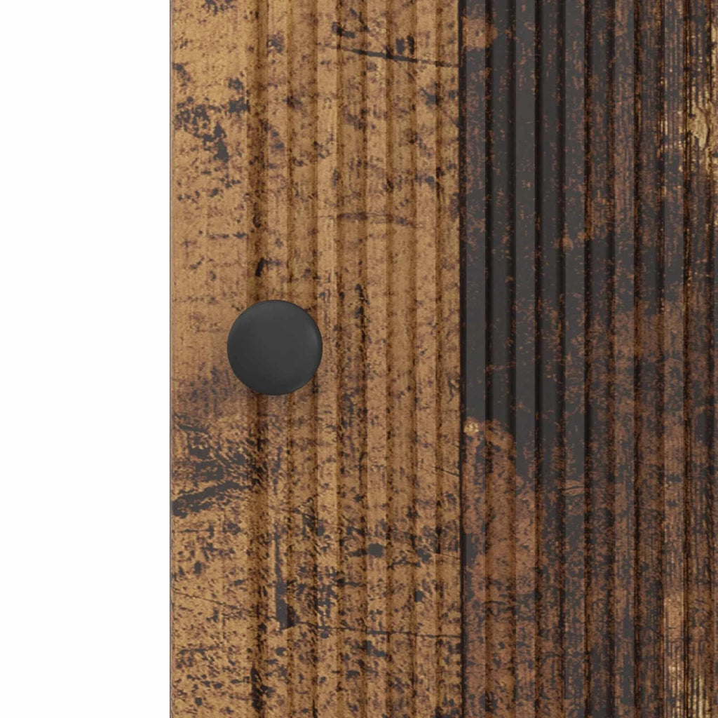 Credenza | Madia | Buffet da pranzo | Armadio da pranzo Legno antico 33 x 34,5 x 90 cm Legno ingegnerizzato