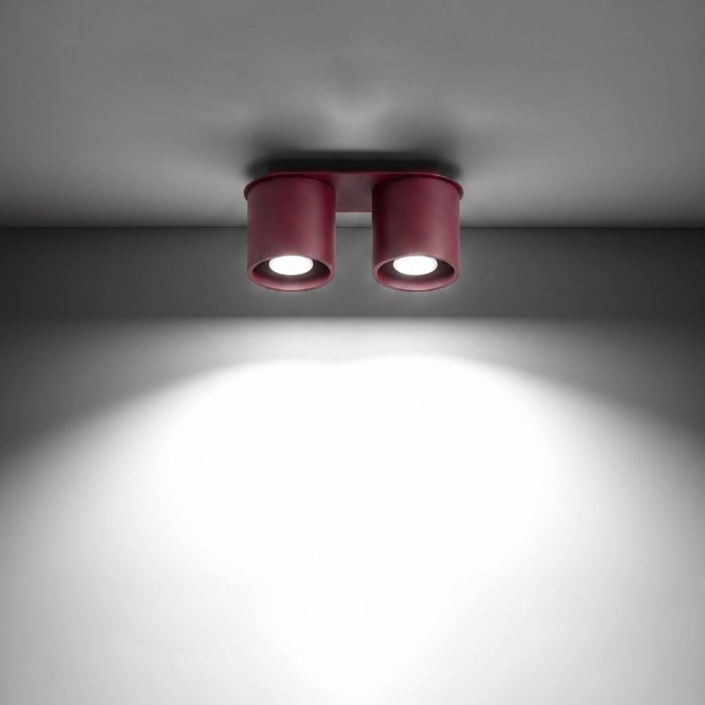 Plafoniera ORBIS 2 bordeaux