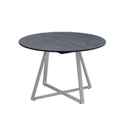 Tavolo da pranzo allungabile Loyd Antracite/Grigio 120 x 120 cm Estensibile Vicco