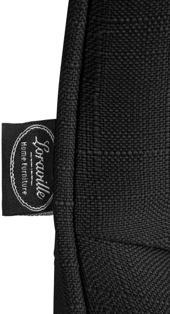 Barhocker Vonore Stoff schwarz