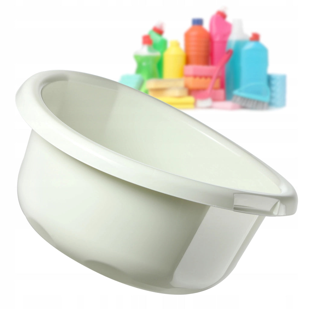 Bacinella in plastica KADAX da 1,9 litri, rotonda, con manici