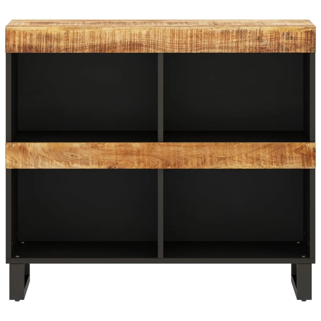 Credenza | Madia | Buffet da pranzo | Armadio da pranzo 85x33x75 cm in Legno Massello di Mango