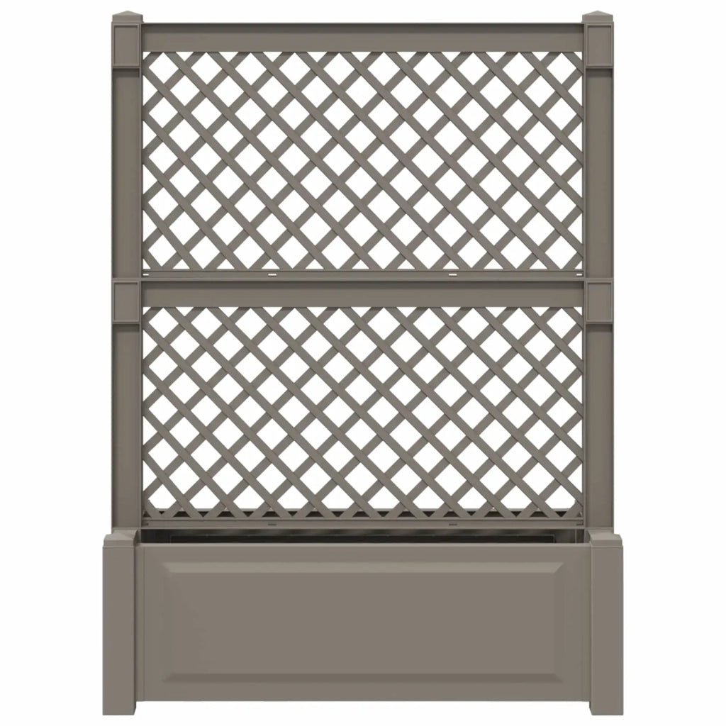 Grande vaso con trellis Grigio 99,5 x 43 x 133,5 PP CFW9879931