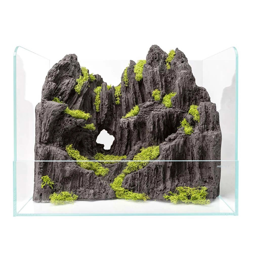 Aqpet Swamp 50 - paludario in vetro extrachiaro cm50x35x40h
