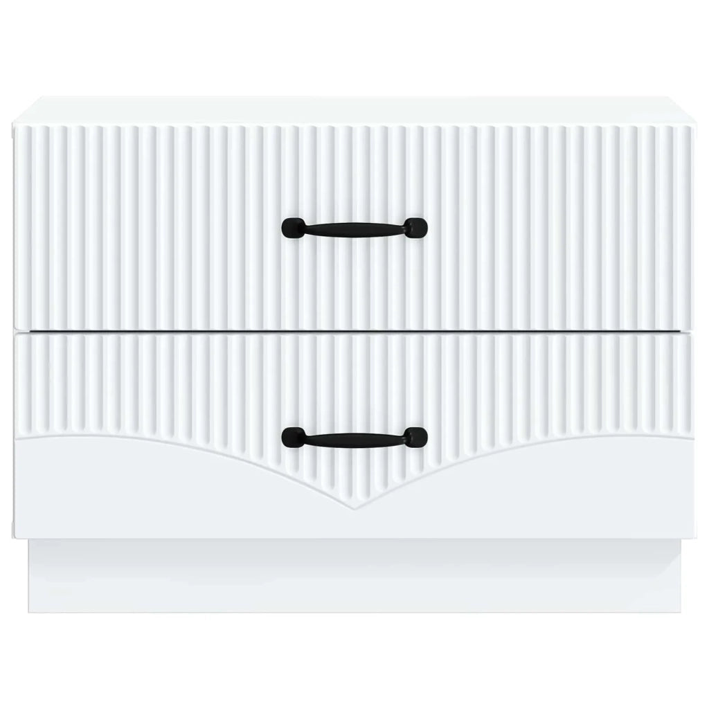 Armadio da Notte con cassetto Bianco 62 x 34,5 x 44,5 cm 895235