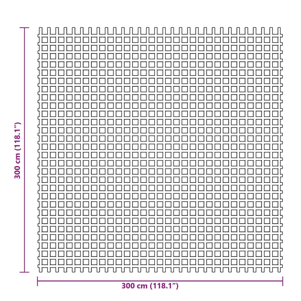 Tappeto da Tenda Verde 3x3 m