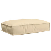 Cuscino per pallet per seduta beige 60x40x8 cm tessuto Oxford