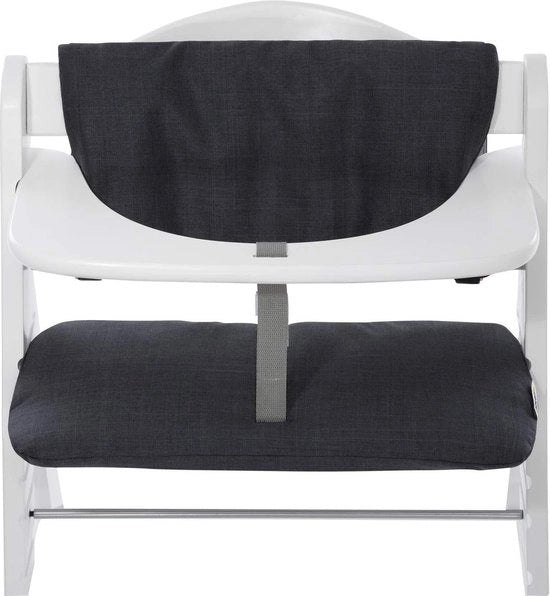 Panno per Seggiolone Deluxe - facile da installare e da pulire - nero grigio - 2 x 45 x 24 cm