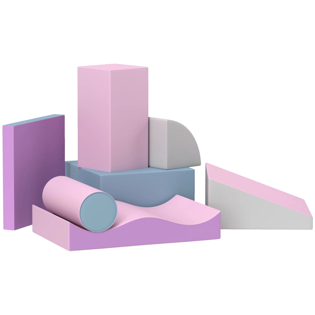 Set Blocchi Schiuma Gioco ¨C Xylo ¨C Pelle Sintetica Multicolore 40x40x20cm 1-3 Anni