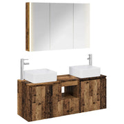 Set di Armadi da Bagno 4 pcs Legno antico Legno ingegnerizzato 3406389