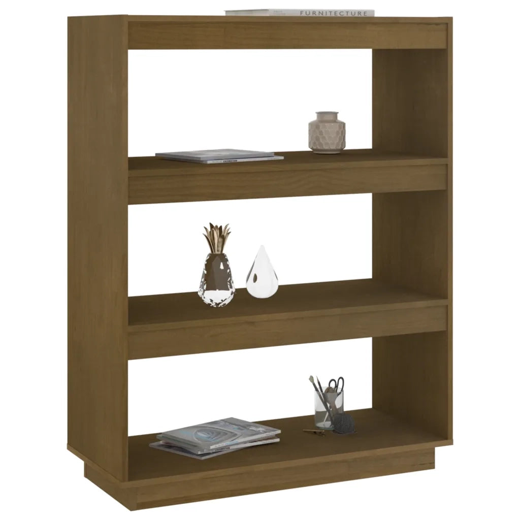 Libreria/Divisorio Ambra 80x35x103 cm in Massello di Pino 810887