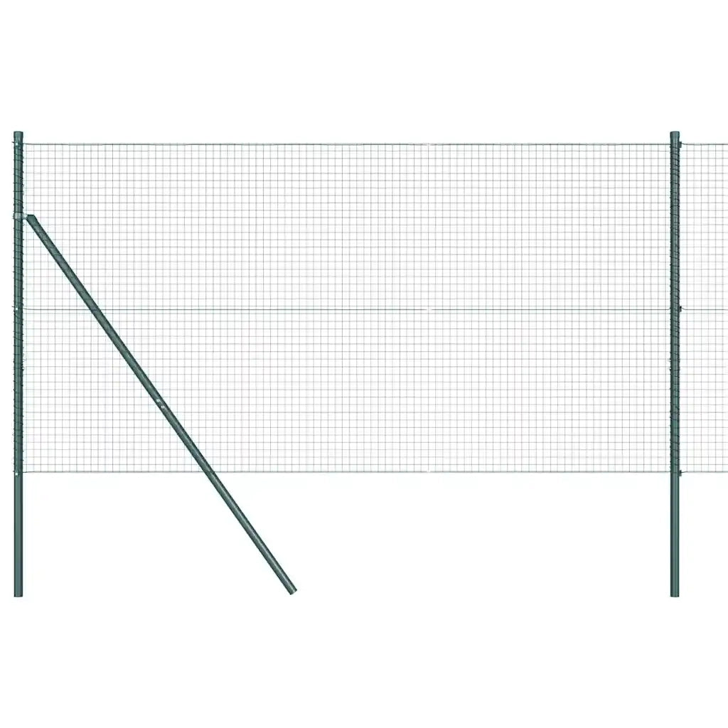Palo della recinzione | Pannello per recinzione Acciaio e PVC Verde