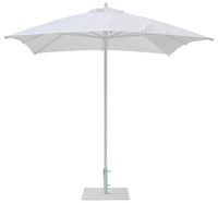 Ombrellone da Giardino 2,25x2,25 m Palo Ø40 mm in Alluminio Maffei Kronos Bianco