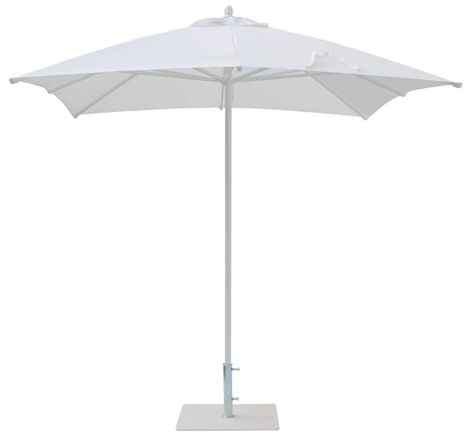 Ombrellone da Giardino 2,25x2,25 m Palo Ø40 mm in Alluminio Maffei Kronos Bianco