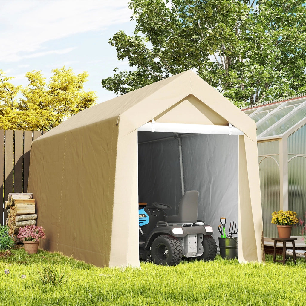 Tenda da giardino pieghevole ¨C zephmum ¨C beige 2x3.6m
