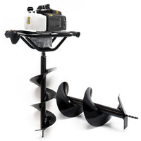 Mototrivella a benzina, motore a 2 tempi di 3 CV e punte elicoidali Ø250mm e 300mm