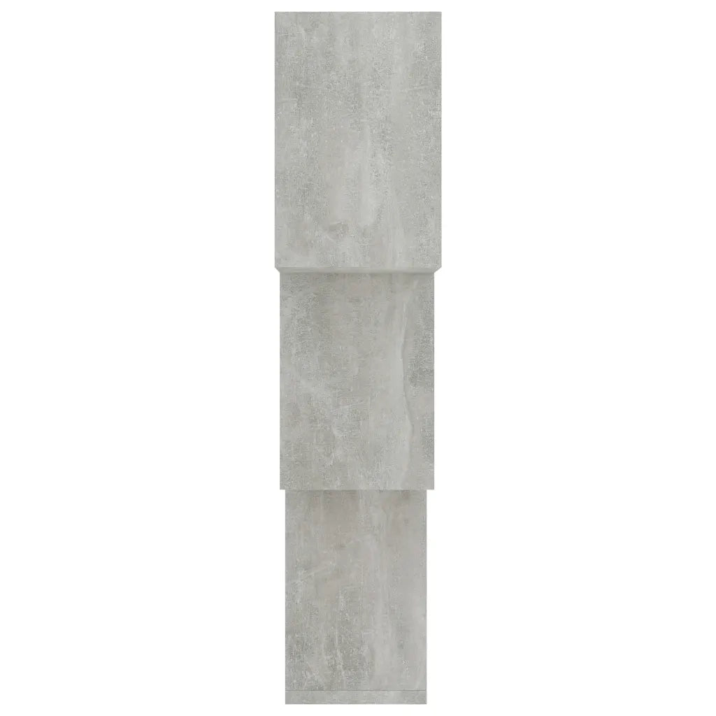 Mensole a Muro Cubiche Grigio Cemento 68x15x68cm Multistrato 800274