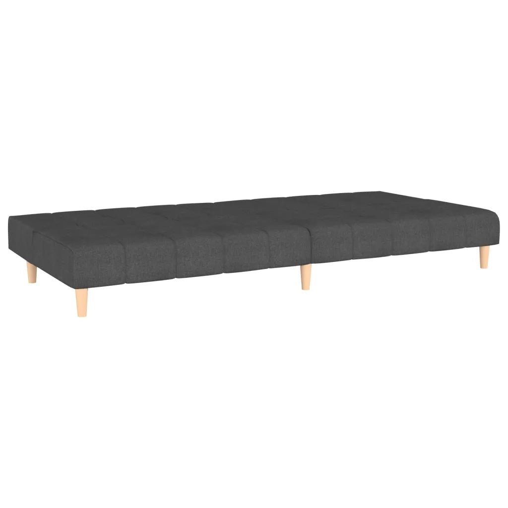 Divano Letto a 2 Posti-Sofa Letto 2 Posti-Daybed Grigio Scuro in Tessuto 495418