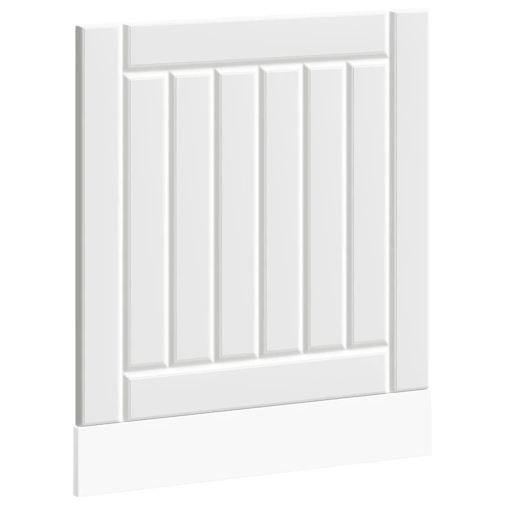 vidaXL Pannello Lavastoviglie Lucca Bianco in Legno Multistrato