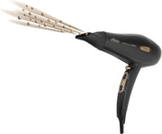 Fono professionale 2400W con tecnologia ioni, 2 velocità, 3 temperature, boost di aria fredda, concentratore e diffusore