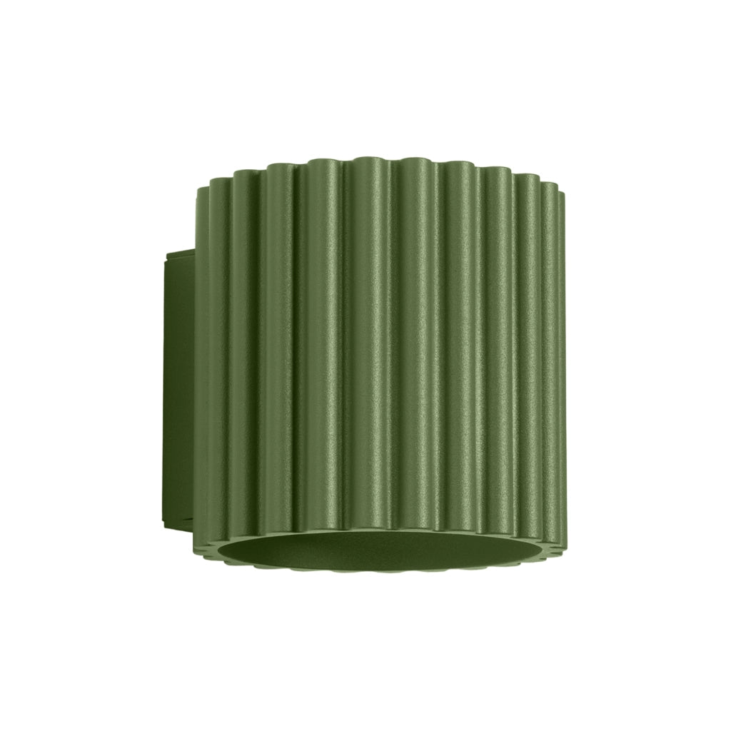 Lampada da parete AURA verde oliva G9