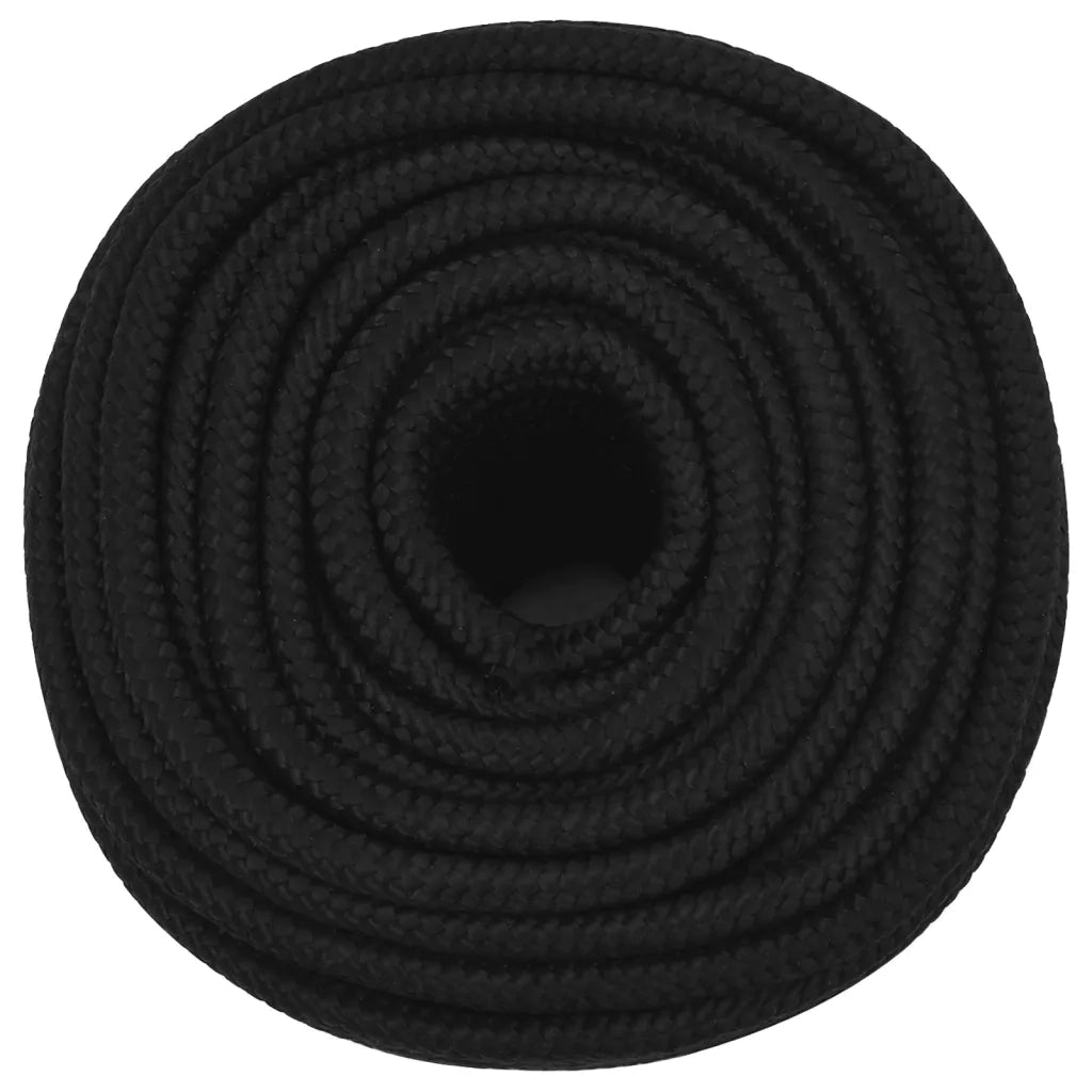 Corda da Lavoro Nera 14 mm 50 m in Poliestere 152831