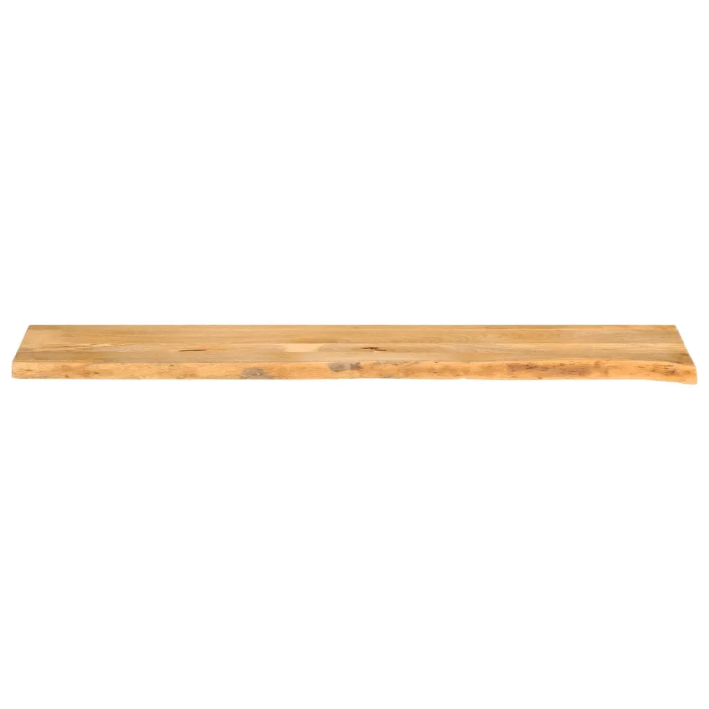 vidaXL Piano Tavolo Bordi Vivi 140x40x3,8cm in Legno Massello di Mango