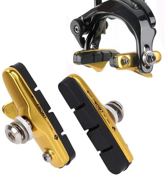 Pneumatici di ricambio per freni - miscela alluminio/rubbero - leggero - resistente agli urti - installazione facile - freni silenziosi e efficienti - pastiglie freno