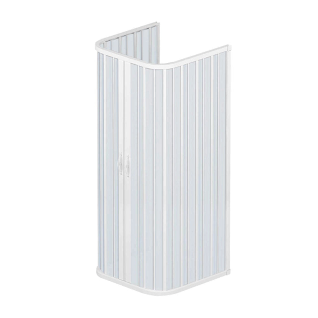 Box doccia Saturnia 3 lati 100x100x100 cm apertura centrale