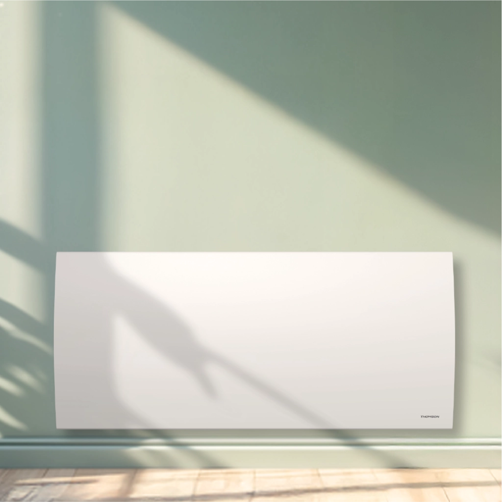 Radiatore elettrico a inerzia in ceramica secca Thomson con termostato intercambiabile 2000W cleo
