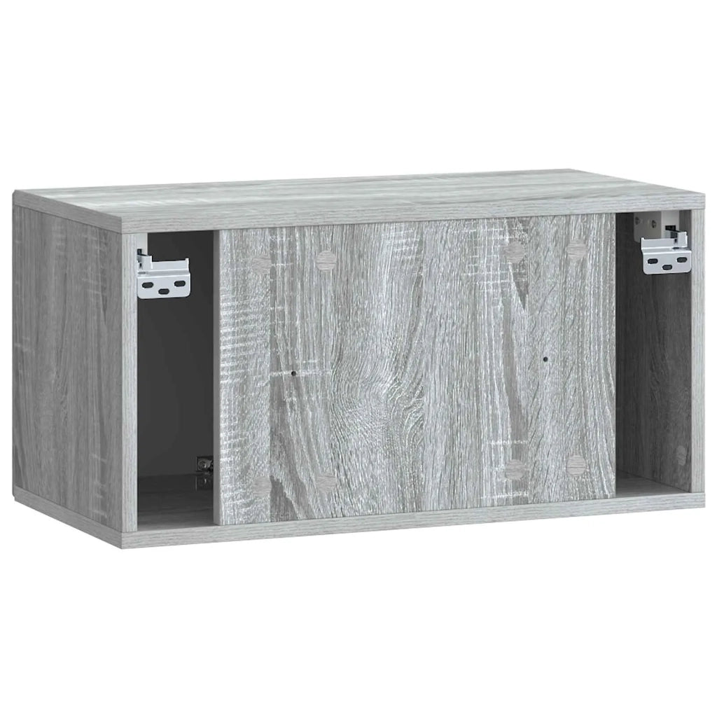 Mobile Porta TV da Muro Grigio Sonoma 59,5 x 31 x 30 cm
