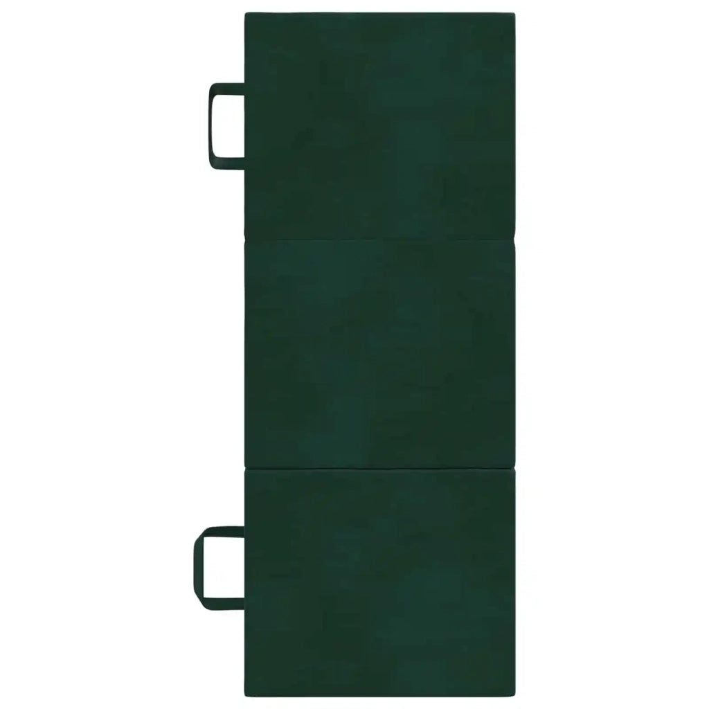 Divano Letto Pieghevole 90 x 63 x 45 cm Verde Scuro 900157