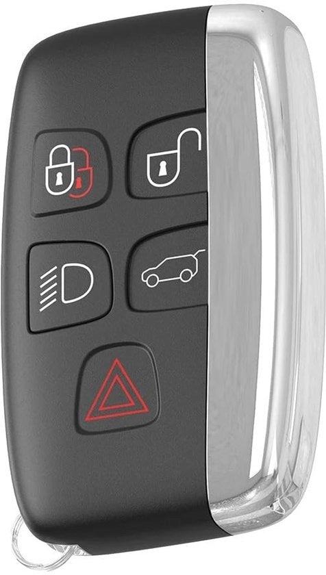 Comando a distanza per veicoli - 5 tasti - Contenitore per chiavi - Adatto per Land Rover/Jaguar - Senza componenti elettronici - Controllare il modello per la modifica - Contenitore per chiavi per veicoli