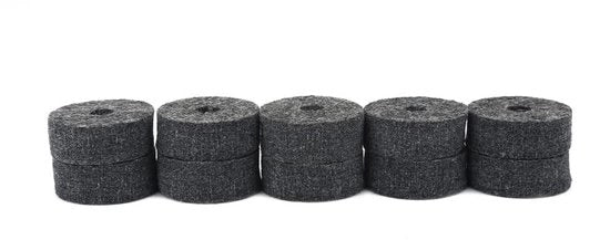 Set di Vilt per Batteria da 10 pezzi - Accessori di Ricambio - Gommini per Batteria - Batteria Jazz - Accessori Indispensabili - Buona Qualità - Vilt per Batteria