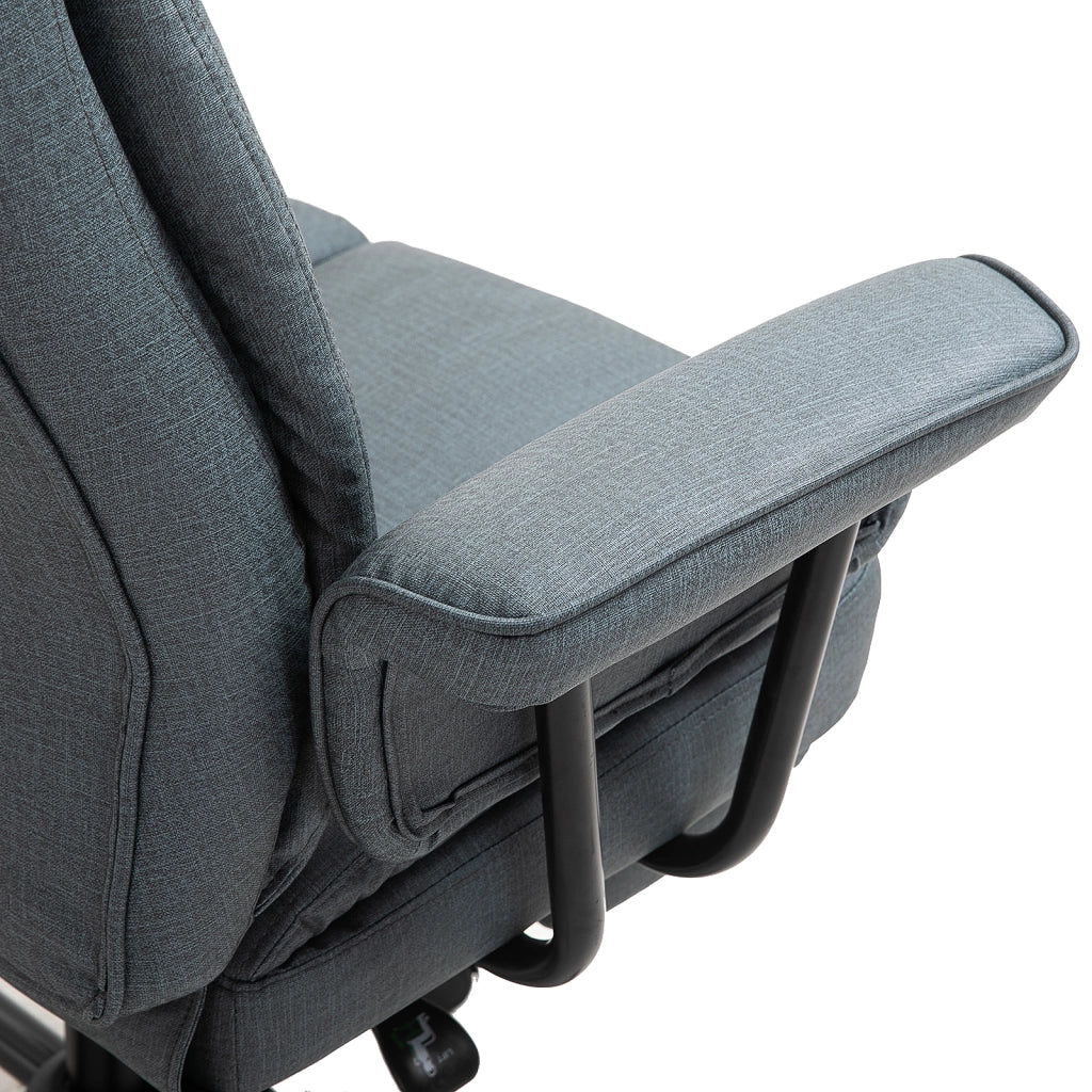 Sedia da ufficio ergonomica reclinabile con poggiatesta e poggiapiedi ¨C Minimal ¨C 68x80x120-126 cm