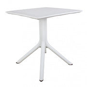 Tavolo Jarvis 70x70x75 h cm in Polipropilene Bianco