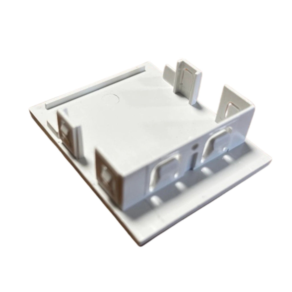 2 Pezzi Tappo Finale Terminale Bianco per Chiusura Lampada LED Lineare SV0205B