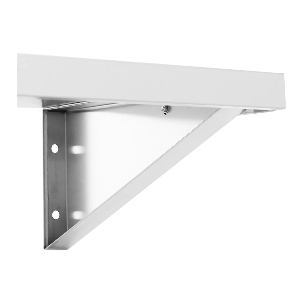 Mensola da parete in acciaio inox 150 x 40 cm fino a 80 kg mensola da parete industriale mensola da parete 14_0005150