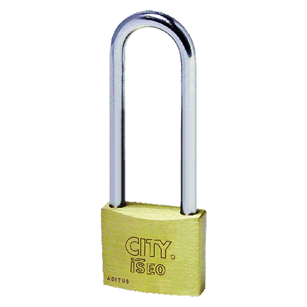 LUCCHETTO RETTANGOLARE ARCO LUNGO mm 30 - pz. 1  - Blister Koncreto